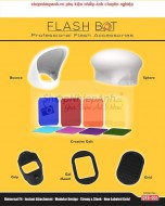 Combo Professional Flash kit (tản hắt gel màu tổ ong)